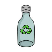 spazzatura bottiglia ridurre illustrazione vettore