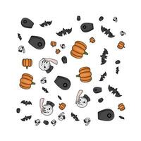 modello Halloween illustrazione vettore