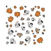 modello Halloween illustrazione vettore