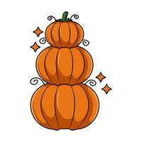 illustrazione di zucca di halloween vettore