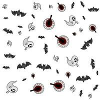 Halloween modello illustrazione vettore