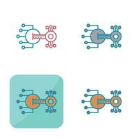 icona del vettore di crittografia