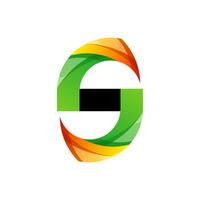 lettera S colorato icona logo design vettore