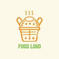 cibo logo design vettore Immagine