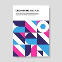 colorato astratto geometrico murale design copertine. vettore illustrazione