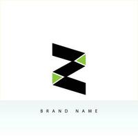 iniziale lettera logo z iniziale azienda icona attività commerciale logo sfondo illustrazione vettore