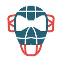 maschera vettore glifo Due colore icona per personale e commerciale uso.