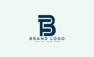 lettera fb logo design vettore modello design per marca.