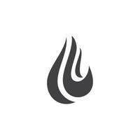 fuoco fiamma logo vettore