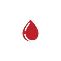 logo dell'illustrazione del sangue vettore