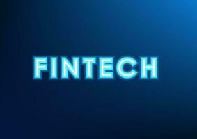 Fintech font tecnologia sfondo finanziario istituzioni quello uso tecnologia vettore