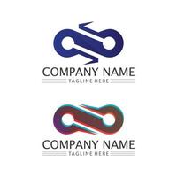 infinito design vector design logo business e simbolo