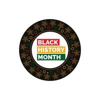 nero storia mese africano americano storia celebrazione, sociale media inviare, inviare disegno, striscione, carta, manifesto vettore