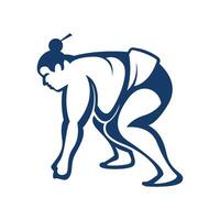 sumo logo icona design vettore