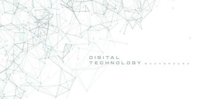 digitale tecnologia futuristico Internet Rete velocità connessione bianca sfondo, informatica nano informazione, astratto comunicazione, innovazione futuro Tech dati, ai grande dati linea punto illustrazione vettore