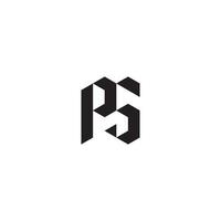 pg geometrico e futuristico concetto alto qualità logo design vettore