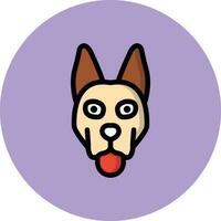 cane vettore icona design illustrazione