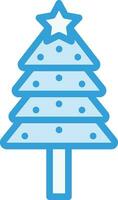 Natale albero vettore icona design illustrazione