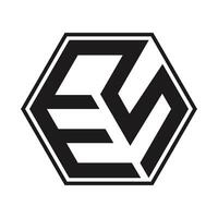 logo della lettera es vettore