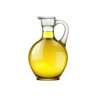realistico vaso di oliva olio, cibo Prodotto modello vettore