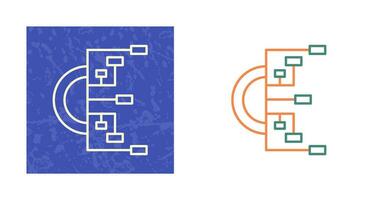 icona del vettore del diagramma di flusso