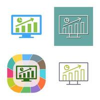 statistica vettore icona