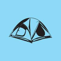 campeggio tenda Immagine vettore, illustrazioni vettore