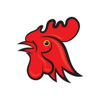 modello di logo del gallo vettore