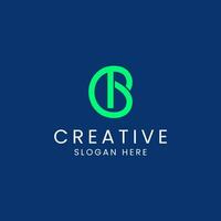 creativo e moderno lettera tb logo design vettore Immagine