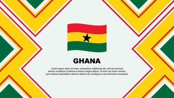 Ghana bandiera astratto sfondo design modello. Ghana indipendenza giorno bandiera sfondo vettore illustrazione. Ghana vettore