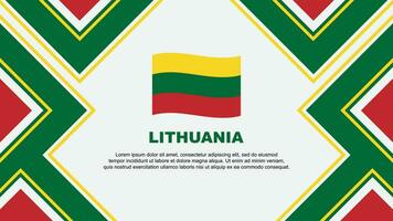 Lituania bandiera astratto sfondo design modello. Lituania indipendenza giorno bandiera sfondo vettore illustrazione. Lituania vettore