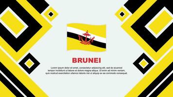 brunei bandiera astratto sfondo design modello. brunei indipendenza giorno bandiera sfondo vettore illustrazione. brunei cartone animato