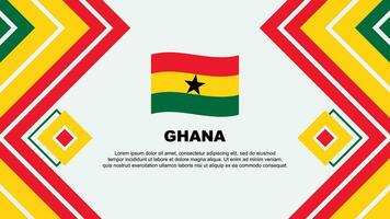 Ghana bandiera astratto sfondo design modello. Ghana indipendenza giorno bandiera sfondo vettore illustrazione. Ghana design