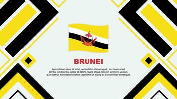 brunei bandiera astratto sfondo design modello. brunei indipendenza giorno bandiera sfondo vettore illustrazione. brunei bandiera
