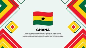 Ghana bandiera astratto sfondo design modello. Ghana indipendenza giorno bandiera sfondo vettore illustrazione. Ghana sfondo