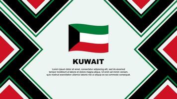 Kuwait bandiera astratto sfondo design modello. Kuwait indipendenza giorno bandiera sfondo vettore illustrazione. Kuwait vettore