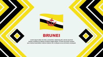 brunei bandiera astratto sfondo design modello. brunei indipendenza giorno bandiera sfondo vettore illustrazione. brunei design