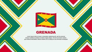 grenada bandiera astratto sfondo design modello. grenada indipendenza giorno bandiera sfondo vettore illustrazione. grenada vettore