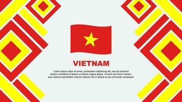 Vietnam bandiera astratto sfondo design modello. Vietnam indipendenza giorno bandiera sfondo vettore illustrazione. Vietnam