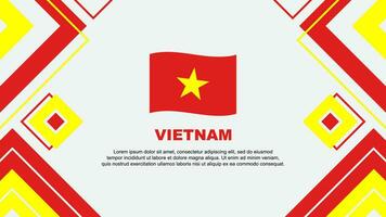 Vietnam bandiera astratto sfondo design modello. Vietnam indipendenza giorno bandiera sfondo vettore illustrazione. Vietnam sfondo