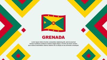 grenada bandiera astratto sfondo design modello. grenada indipendenza giorno bandiera sfondo vettore illustrazione. grenada modello