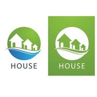 immagine vettoriale logo e simbolo della casa