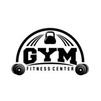 fitness e bodybuilding logo design ispirazione vettore