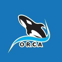 orca icona e simbolo vettore modello illustrazione