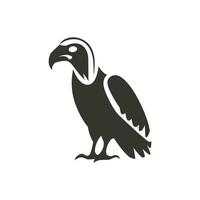 andino condor uccello icona su bianca sfondo - semplice vettore illustrazione