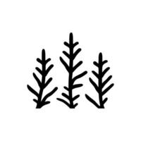 alghe icona su bianca sfondo - semplice vettore illustrazione