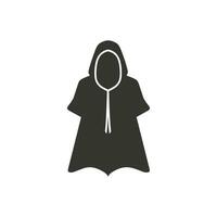 islamico capi di abbigliamento icona - semplice vettore illustrazione