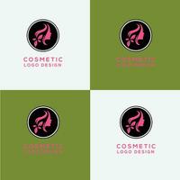 cosmetico logo design vettore