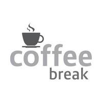 tazza di caffè. icona della pausa caffè. illustrazione vettoriale tazza di caffè espresso