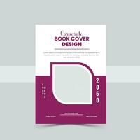 aziendale libro copertina design modello nel a4. può essere adattare per opuscolo, annuale rapporto, vettore